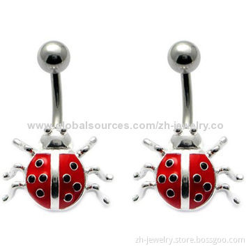 vibrating body piercing jewelry, Customized Designs are Accepted